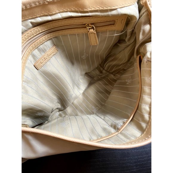 Cole Haan Beige Alexis Crossbody Tantivy Nylon Messenger Bag - Picture 6 of 8